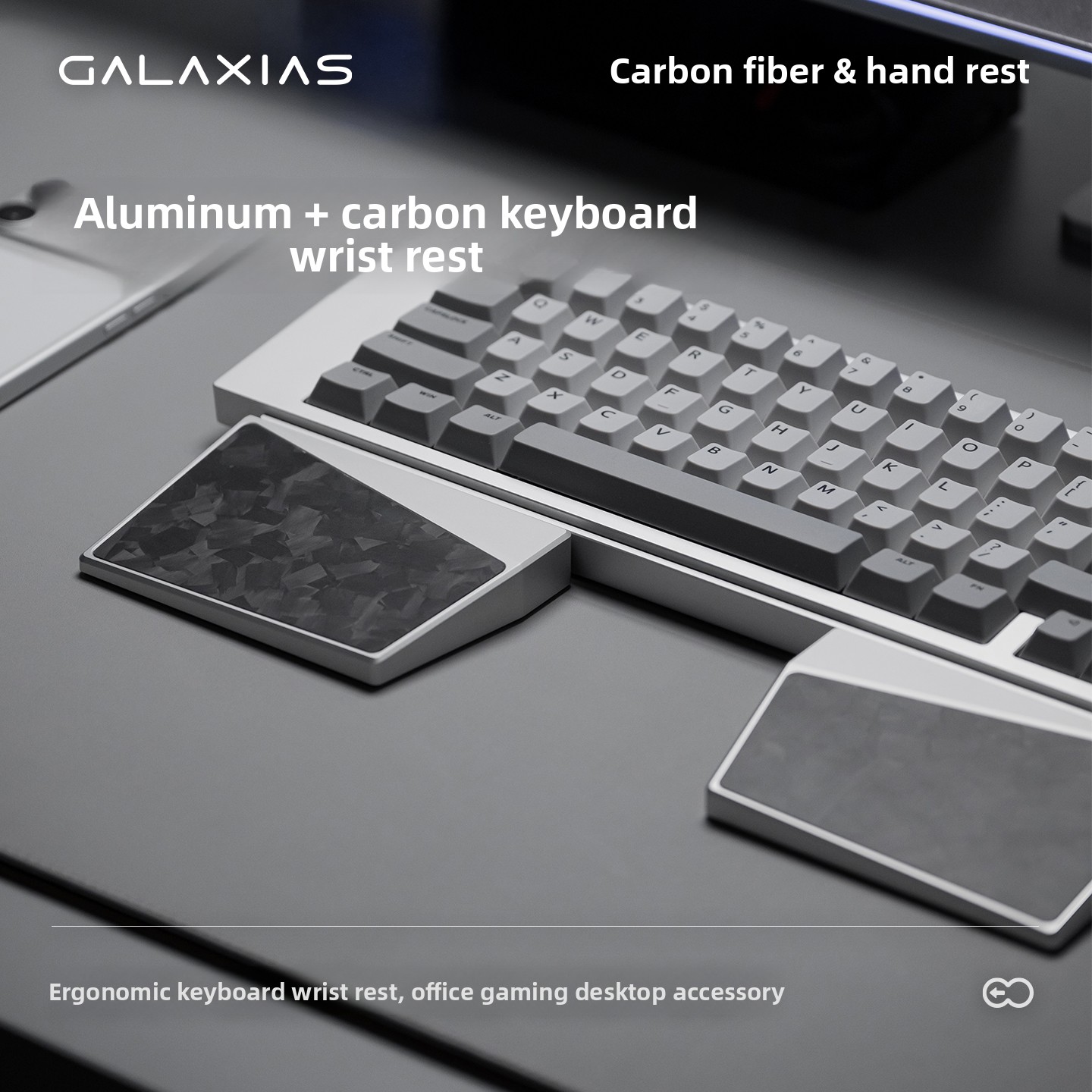 Ergonomic Desk Setup Keyboard - Op maat gemaakte aluminiumlegering mechanische toetsenbord