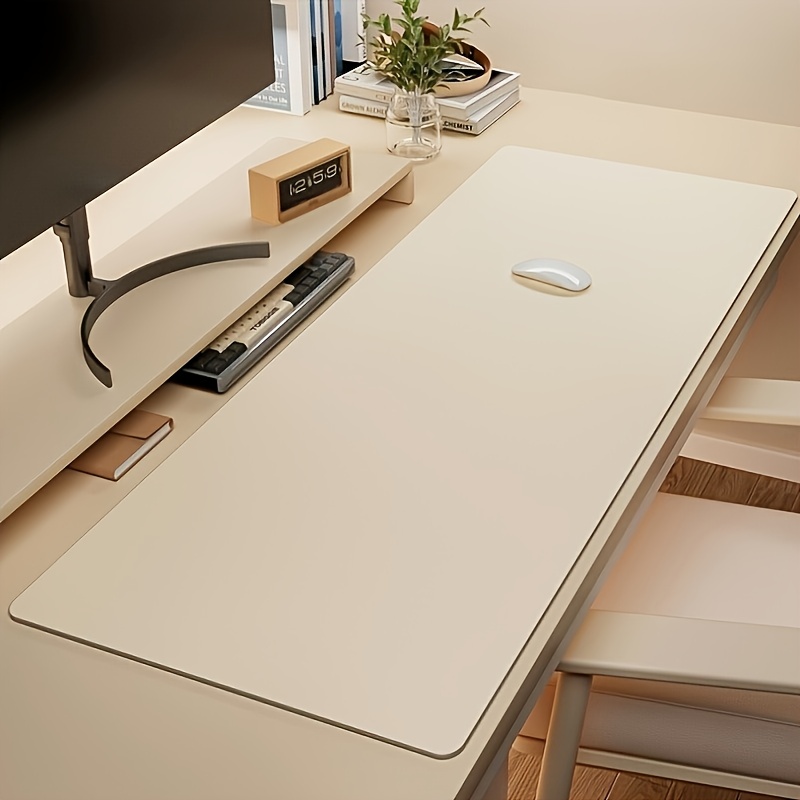 Desk Setup Cozy - 1 stuks grote muismat van PU-leer,