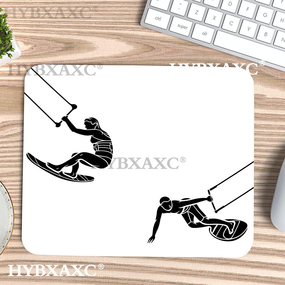 Work Desk Home Setup - HYBXAXC Kitesurf Line Art Muismat Wind
