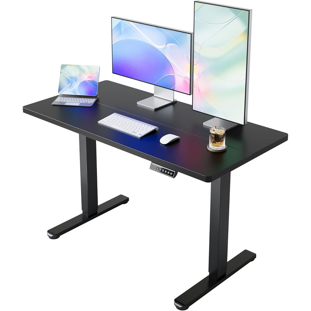 Work Desk Home Setup - Elektrisch verstelbaar bureau, 55 x 28