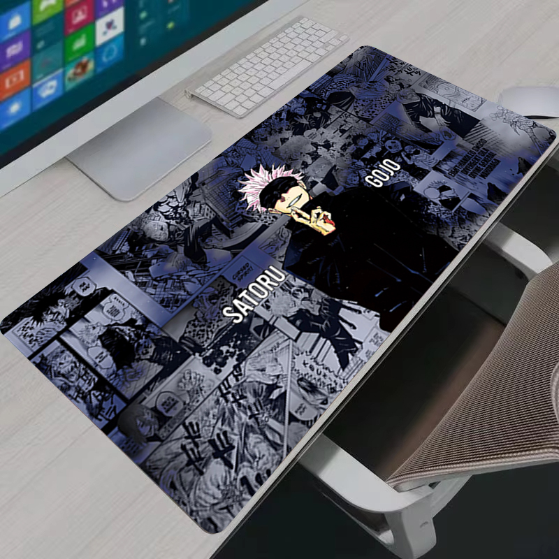 Desk Setup Cozy - Muismat Cool Anime Jujutsu Kaisen Gojo