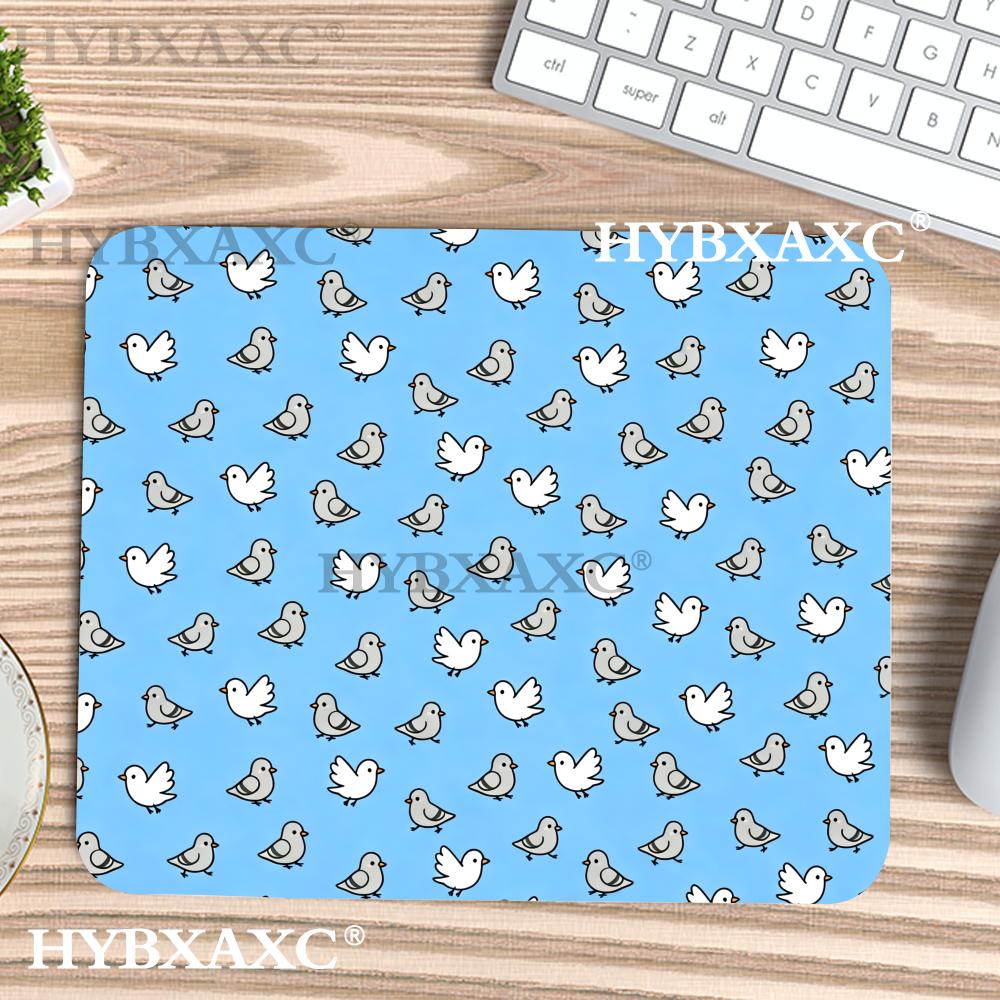 Work Desk Home Setup - HYBXAXC Schattig blauw vogelpatroon muismat bureaumat