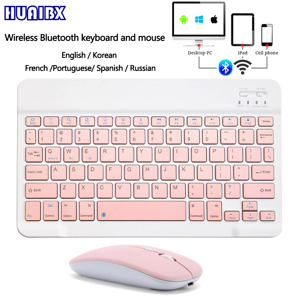 Desk Setup Keyboard - 10 inch draadloos Bluetooth-minitoetsenbord voor iPad-telefoon