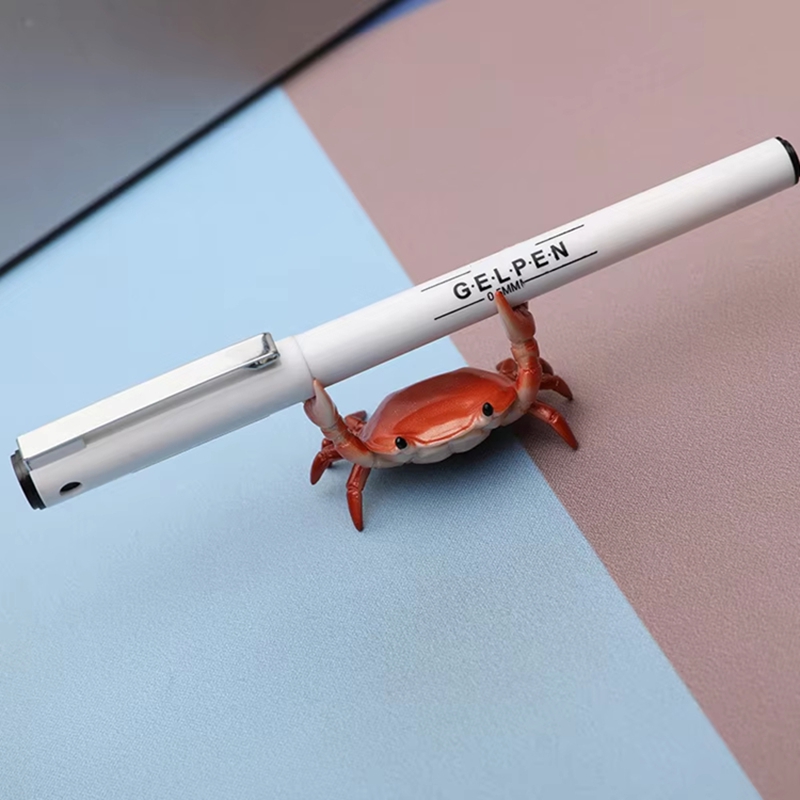 Desk Setup Aesthetic - Grappige Krab Penhouder Desktop Creatieve Lift