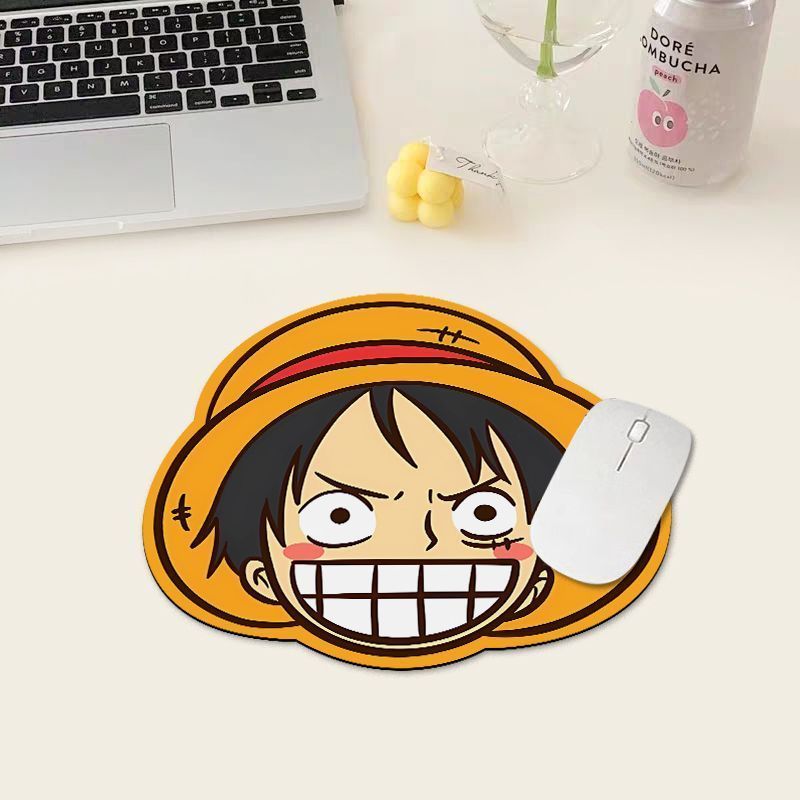 Desk Setup Cozy - One Piece Luffy muismat, kleine computerbureaumat,