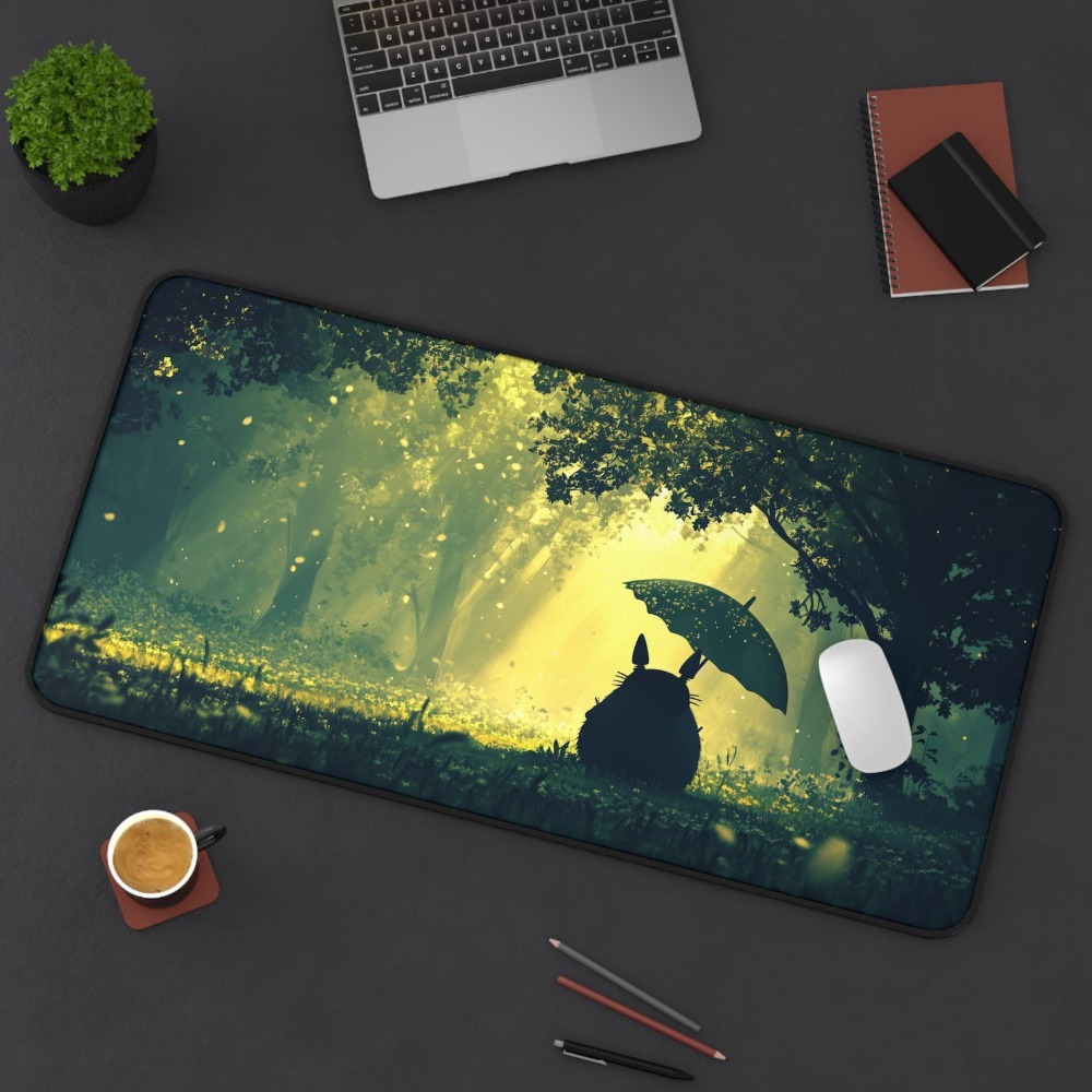 Dromerige Groene Bos Totoro Gr - Desk Setup Aesthetic recensie en prijs