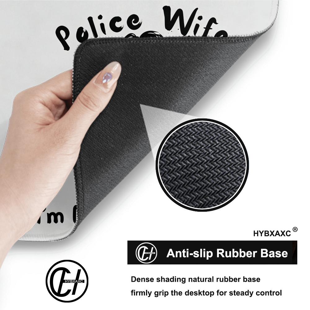 HYBXAXC Police Wife muismat Th - Work Desk Home Setup recensie en prijs