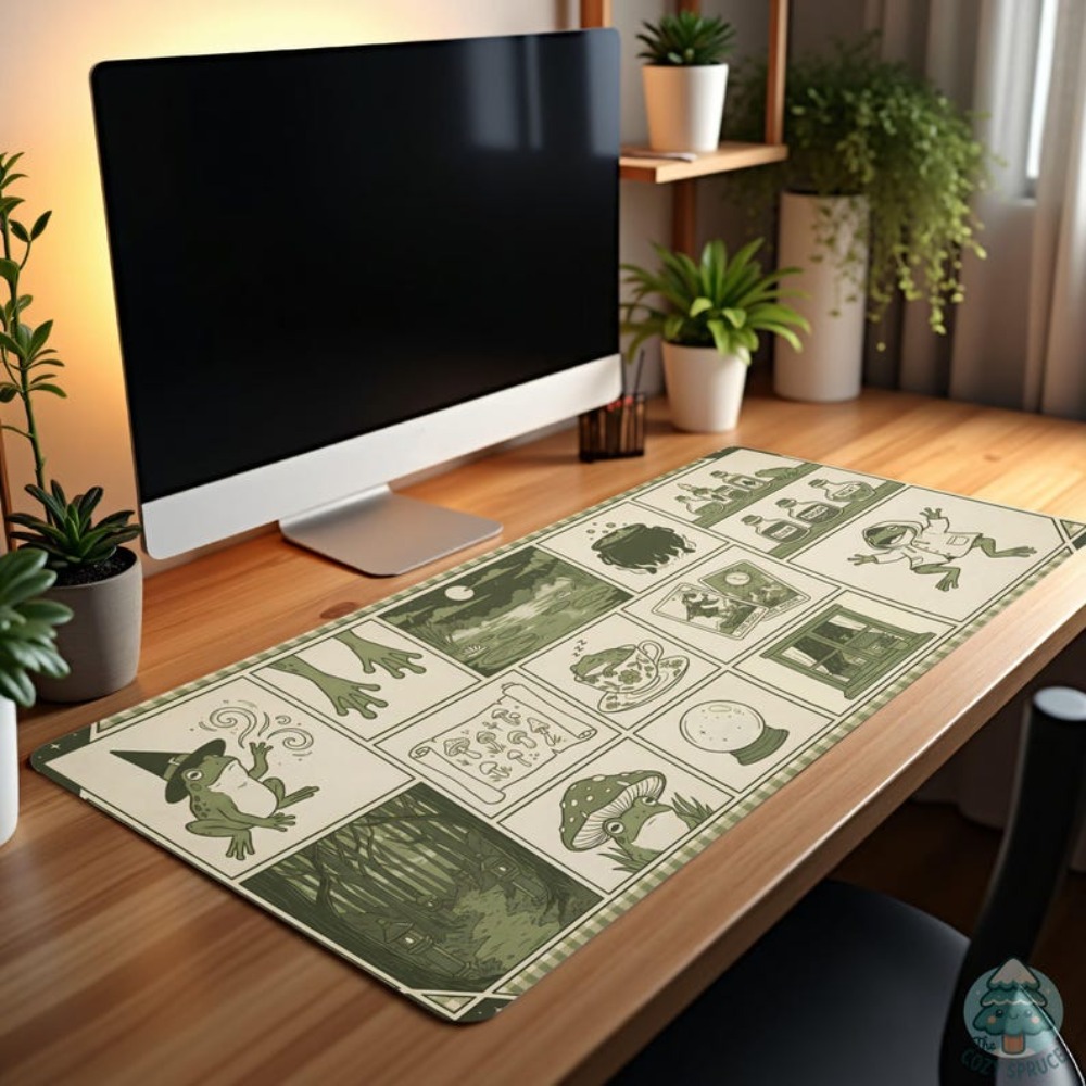 Witchy Frog Apothecary Bureaum - Desk Setup Aesthetic recensie en prijs