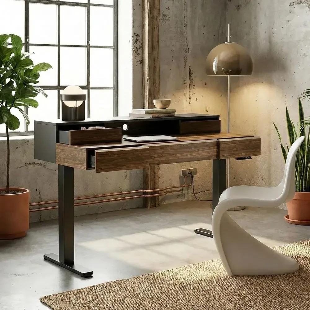 Massief houten elektrisch in h - Monitor Riser Wood recensie en prijs