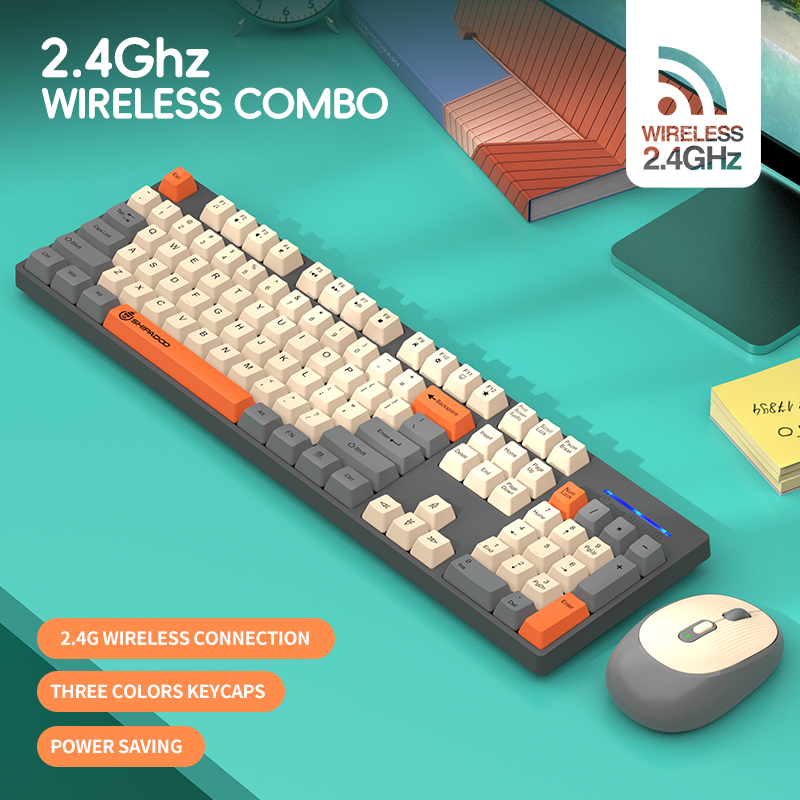 2.4G Draadloze Kantoor Toetsen - Desk Setup Keyboard recensie en prijs