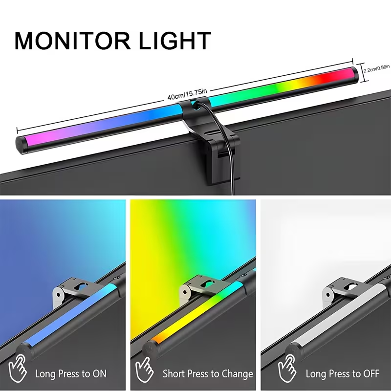 LED-monitorlichtbalk 30cm 40cm - Desk Setup No Computer recensie en prijs
