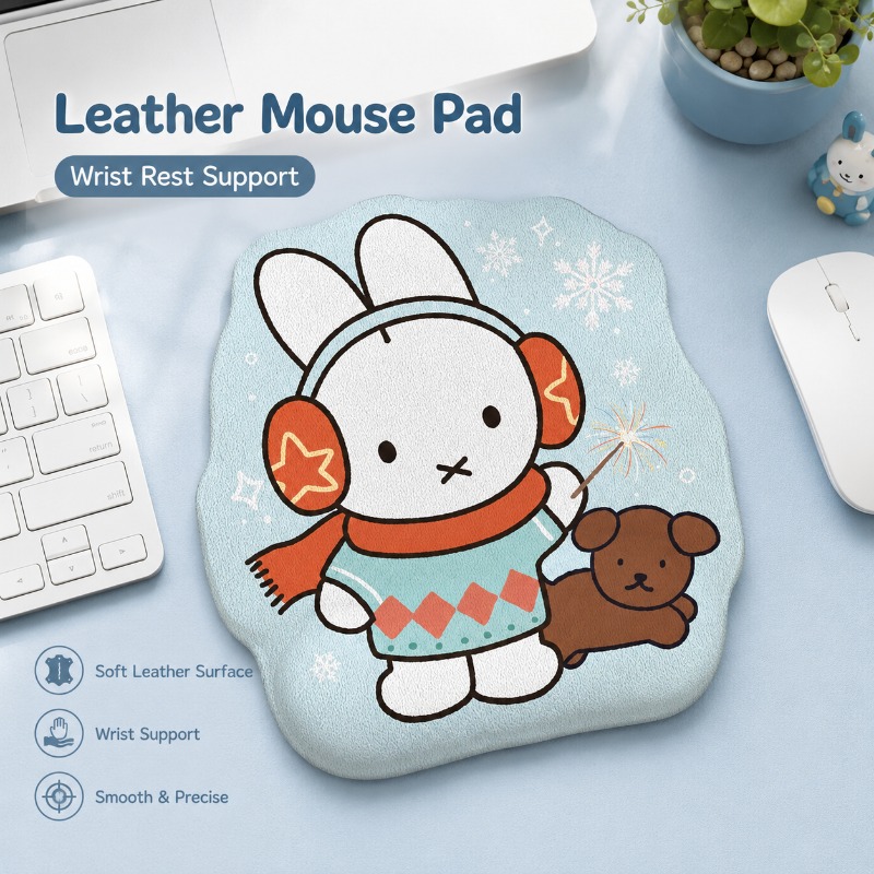 Anime Miffy Lederen Muismat me - Desk Setup No Computer recensie en prijs
