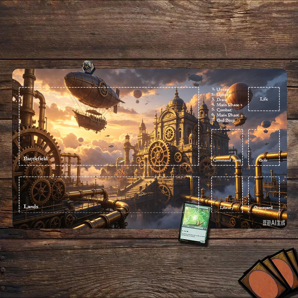 Steampunk Grote Muismat Speelm - Desk Setup Keyboard recensie en prijs