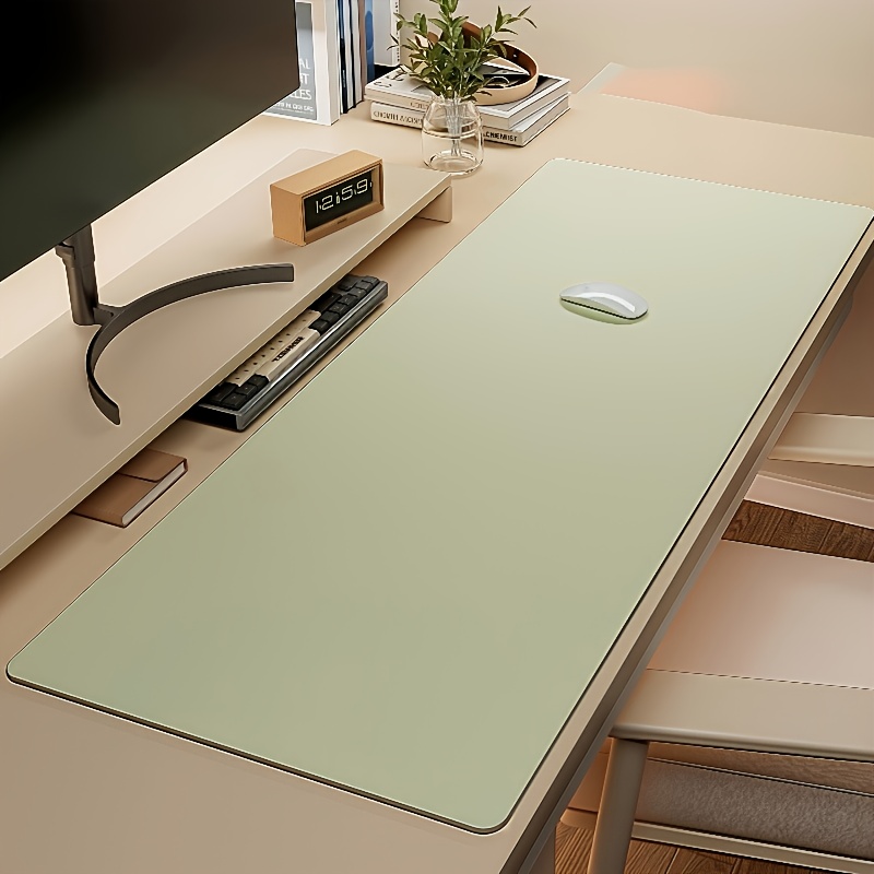 1 stuks grote muismat van PU-l - Desk Setup Cozy recensie en prijs