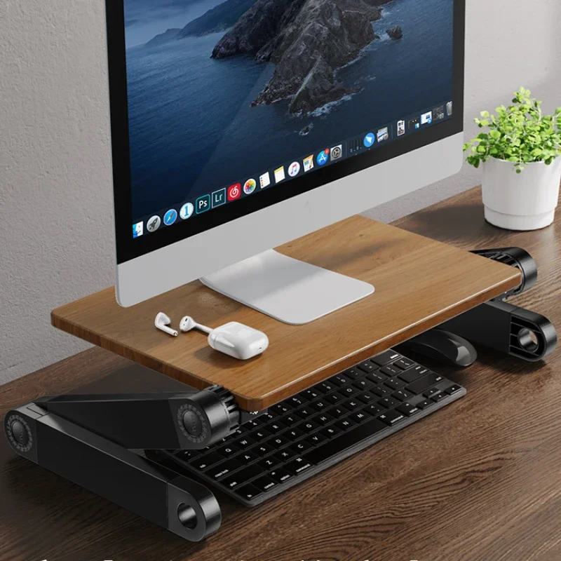 Massief houten laptophoogtesta - Monitor Riser Wood recensie en prijs