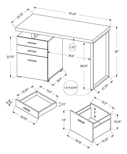 I 7646 Computerbureau, thuiska - Work Desk Home Setup recensie en prijs