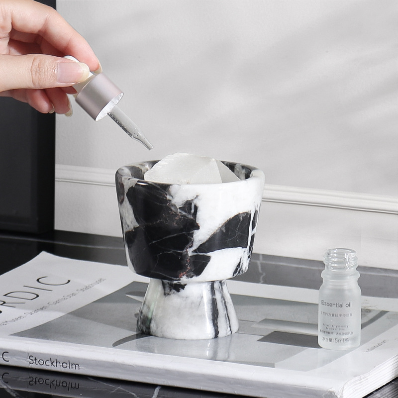 Woondecoratie, marmeren kaarse - Desk Setup Essentials recensie en prijs