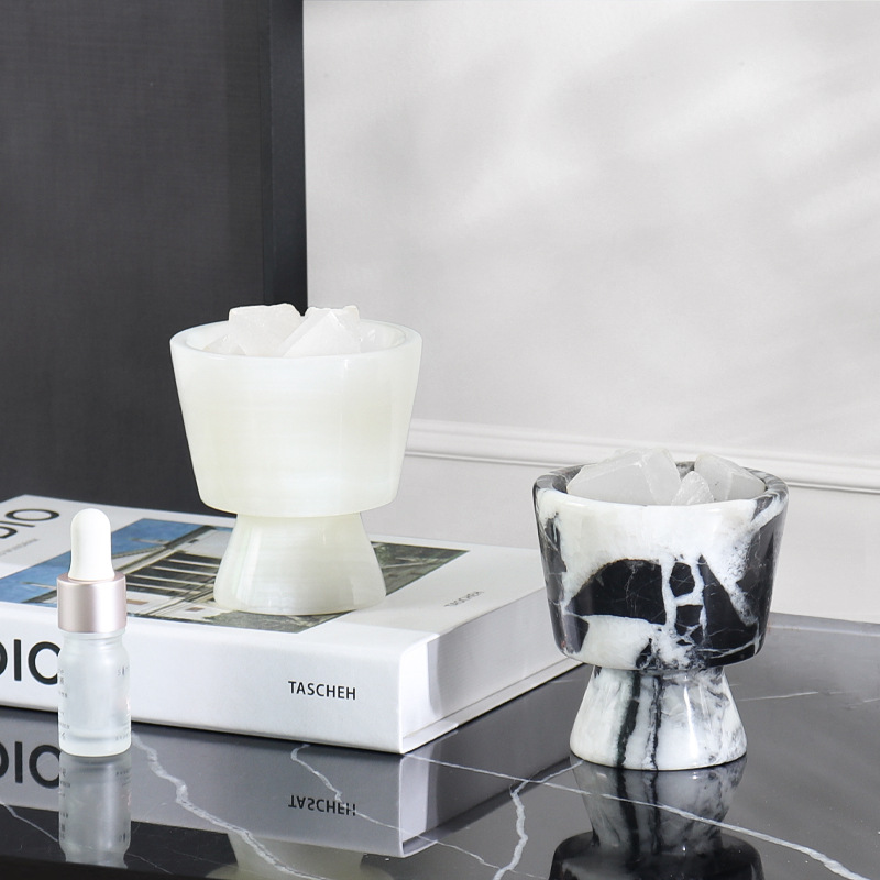 Woondecoratie, marmeren kaarse - Desk Setup Essentials recensie en prijs