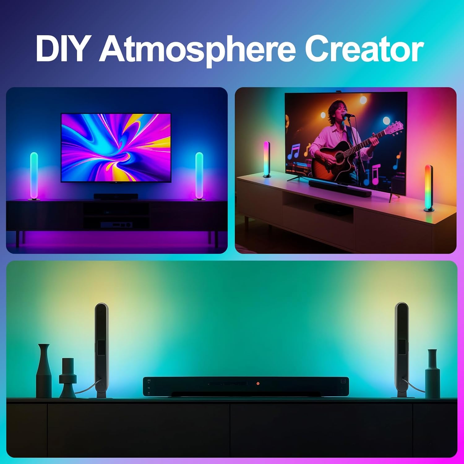 Plastic RGB LED-lichtbalk met  - Ambient Light Bar Usb recensie en prijs