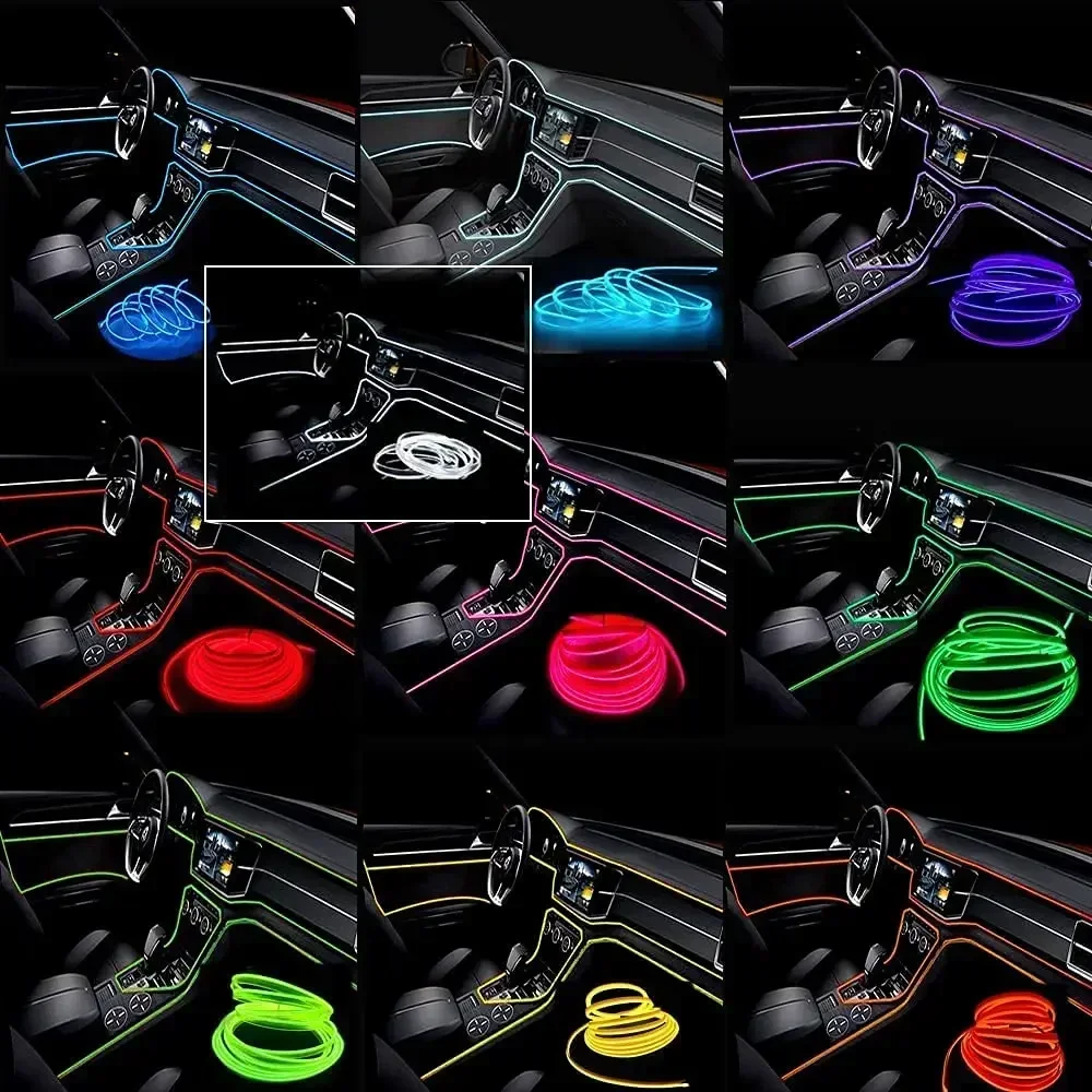 1/3/5M Auto-interieurverlichti - Ambient Light Bar Usb recensie en prijs