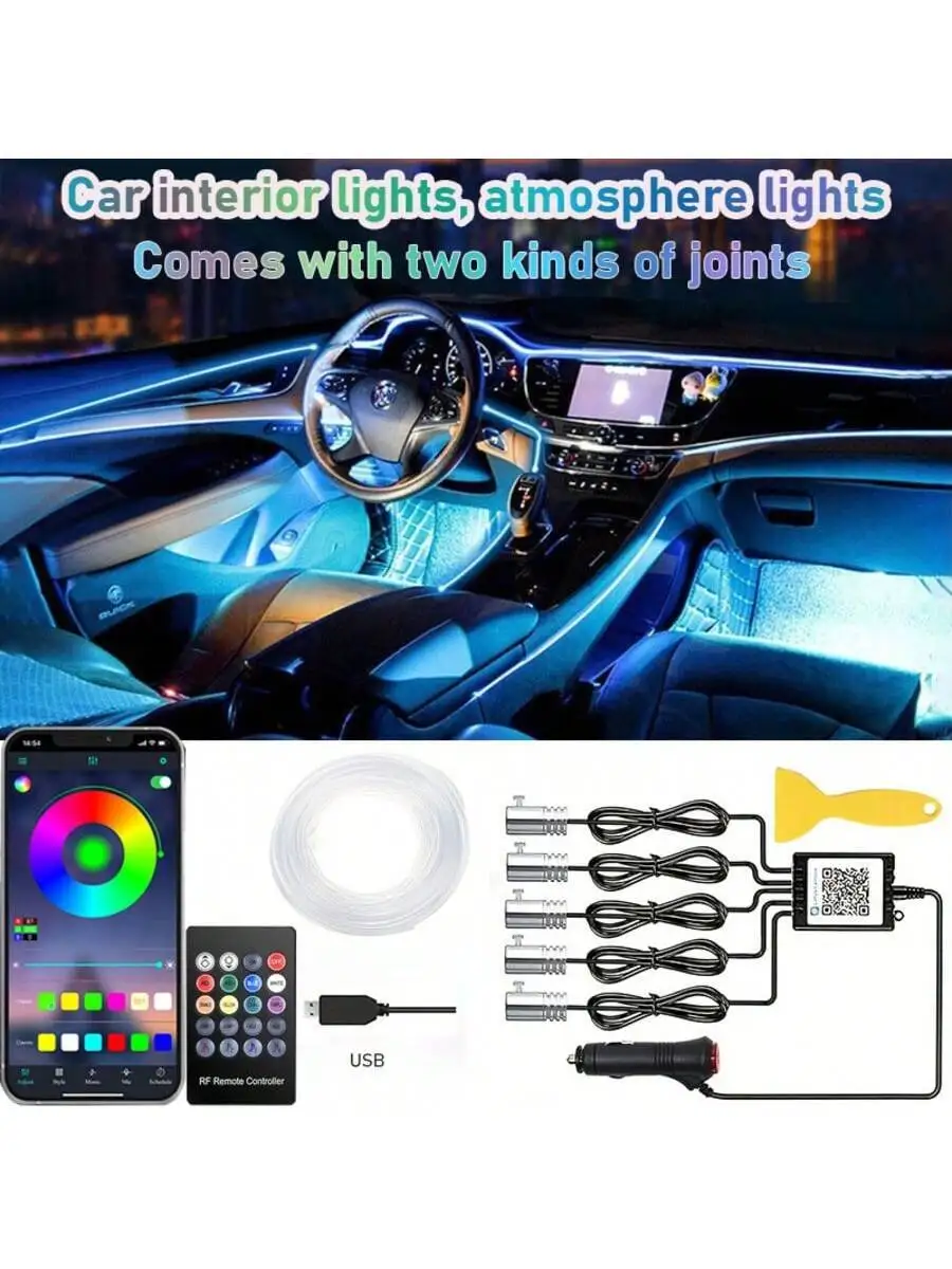 Auto-interieurverlichting, USB - Ambient Light Bar Usb recensie en prijs