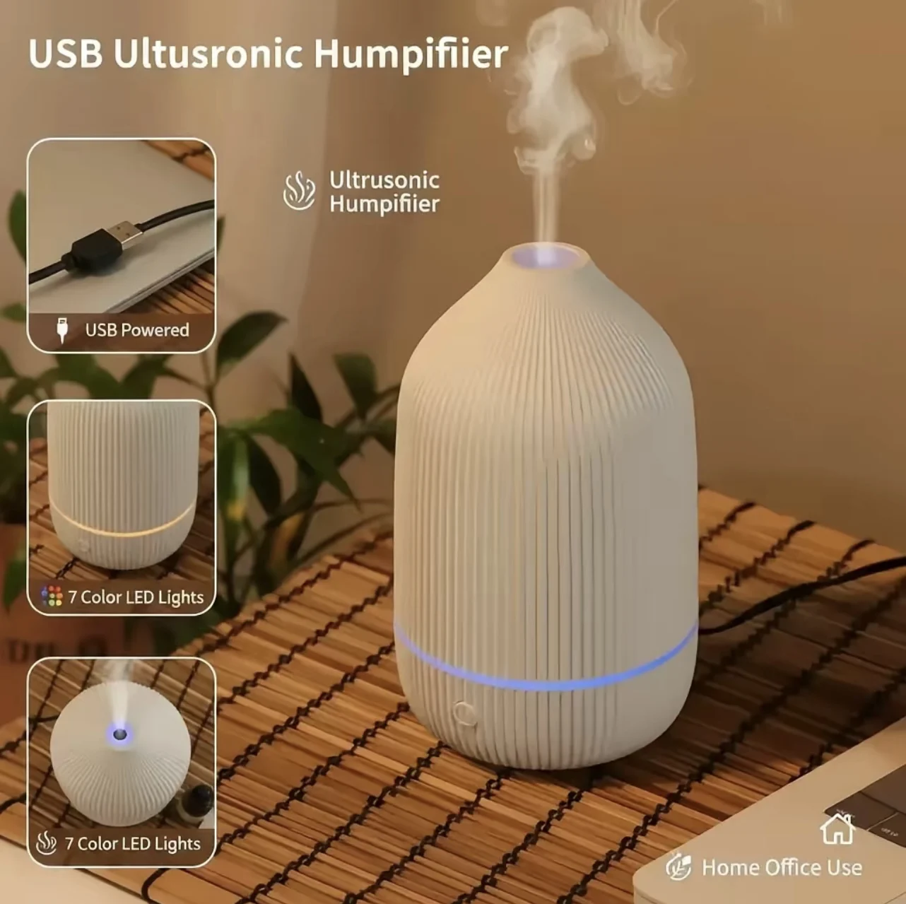 USB-aangedreven ultrasone arom - Desk Setup Essentials recensie en prijs