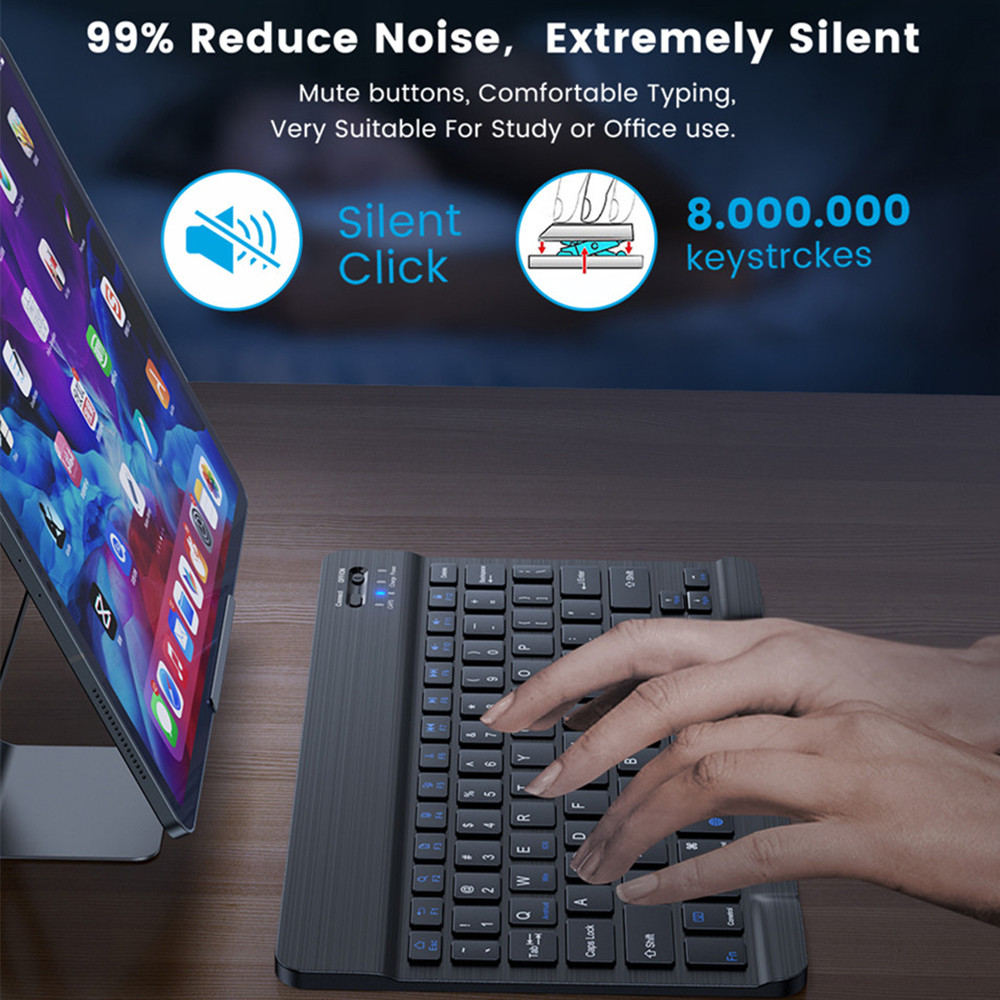 10 inch draadloos Bluetooth-mi - Desk Setup Keyboard recensie en prijs