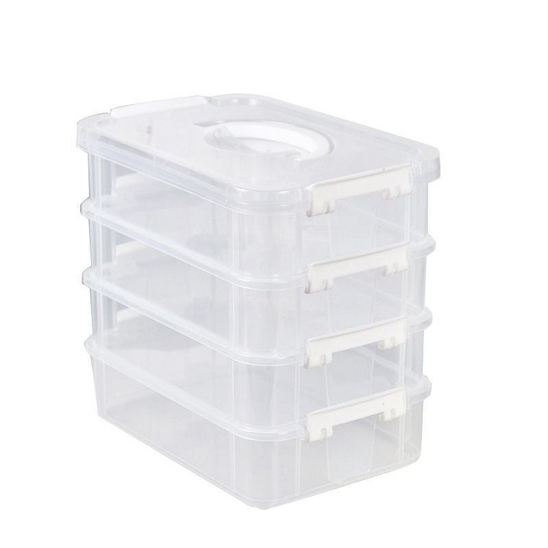 Doorzichtige stapelbare opberg - Jewelry Desk Setup recensie en prijs
