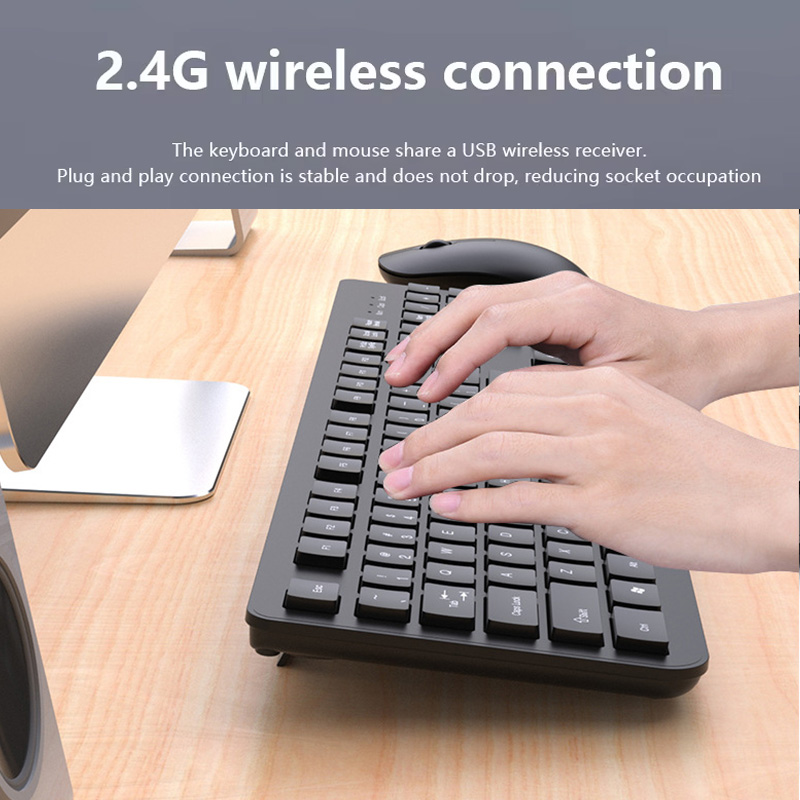 2.4G draadloze toetsenbordmuis - Desk Setup Keyboard recensie en prijs