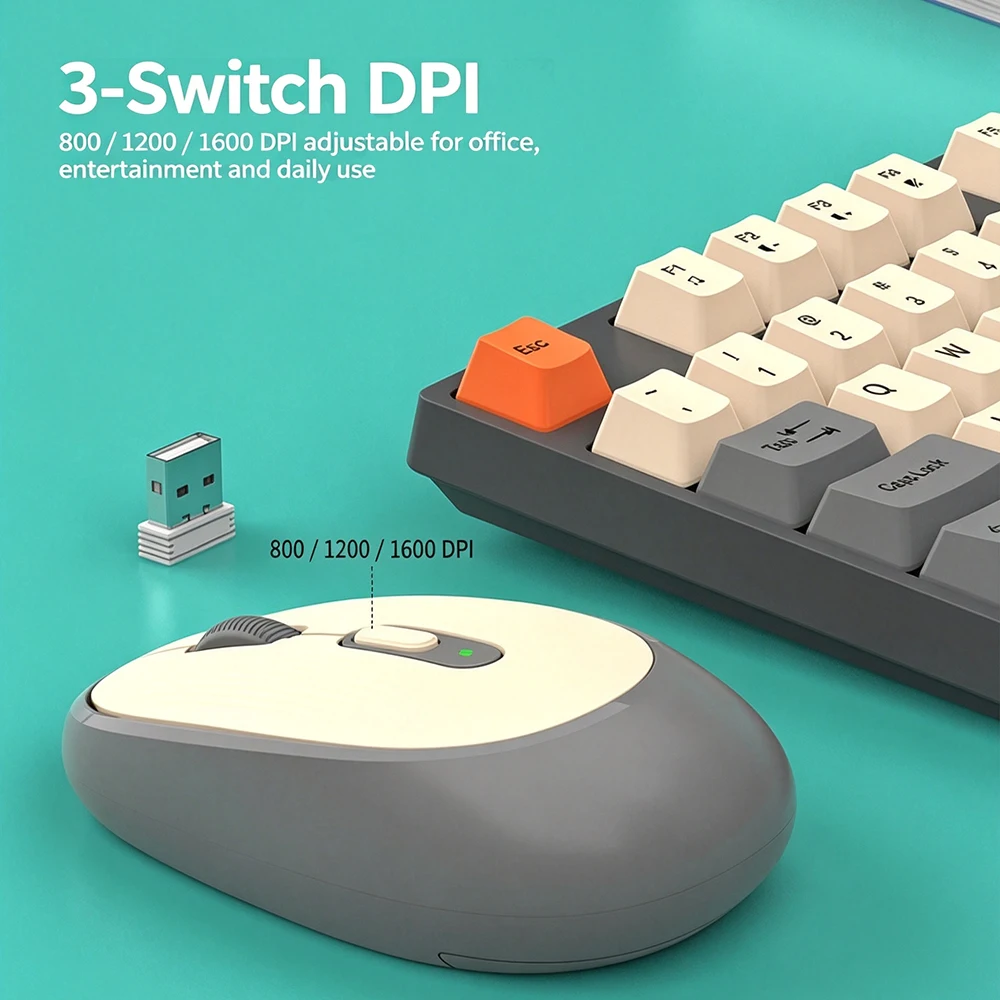KEBIDUMEI 2.4G draadloos toets - Desk Setup Keyboard recensie en prijs