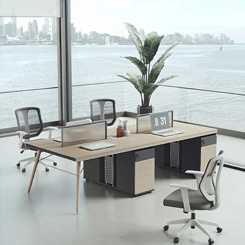 Houten Executive Bureau Opberg - Work Desk Home Setup recensie en prijs