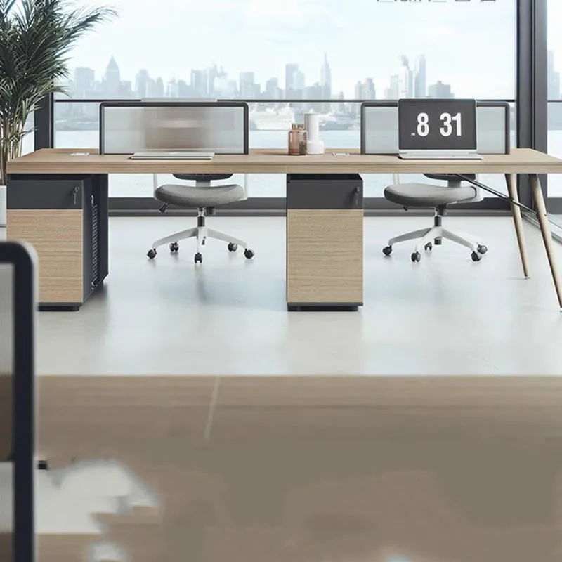 Houten Executive Bureau Opberg - Work Desk Home Setup recensie en prijs