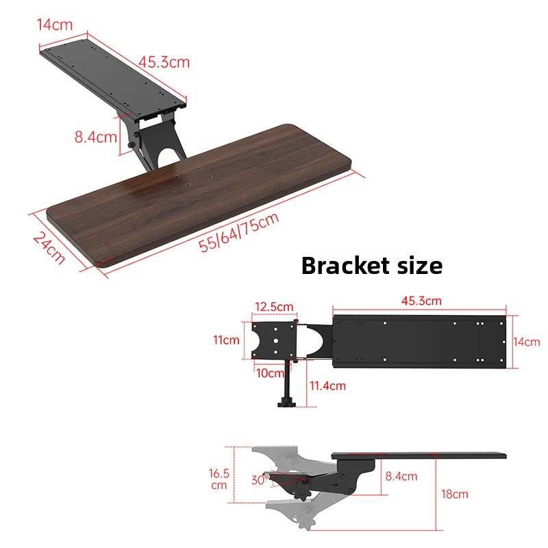Ergonomische onderbureaustoel  - Ergonomic Desk Setup Keyboard recensie en prijs