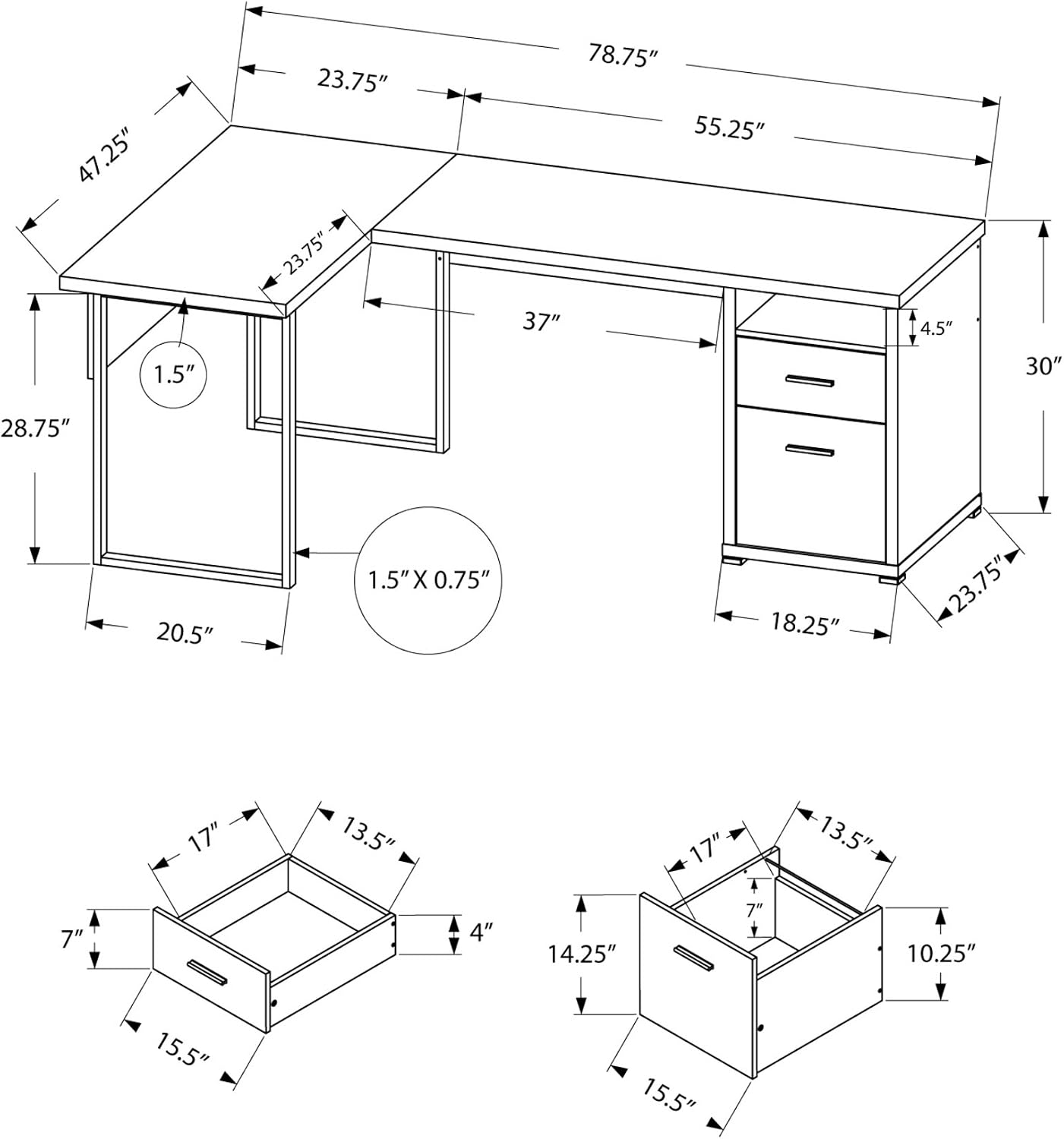 I 7257 Computerbureau, thuiska - Work Desk Home Setup recensie en prijs
