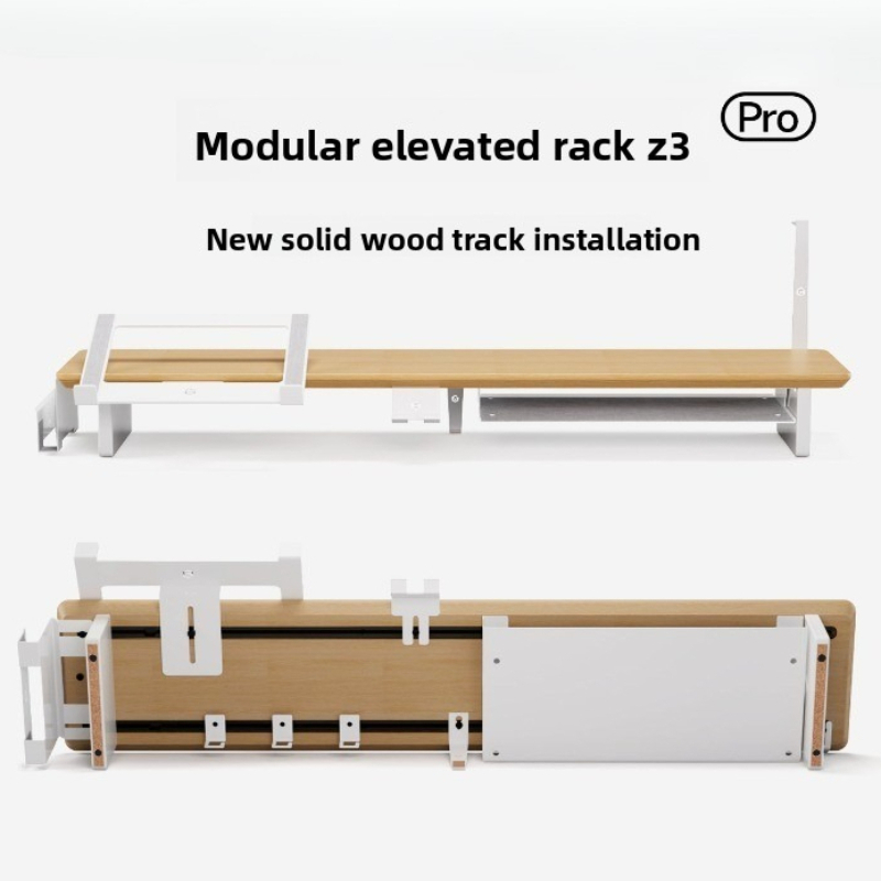 Moderne massief houten monitor - Monitor Riser Wood recensie en prijs