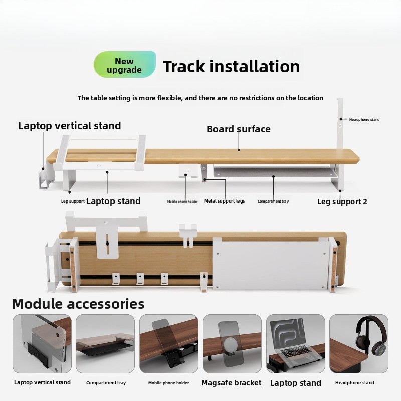 Moderne massief houten monitor - Monitor Riser Wood recensie en prijs