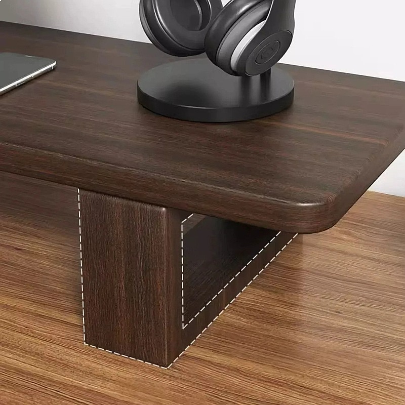 Walnoot Monitorstandaard Verho - Monitor Riser Wood recensie en prijs