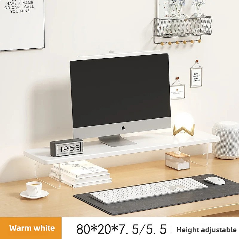 Walnoot Monitorstandaard Verho - Monitor Riser Wood recensie en prijs