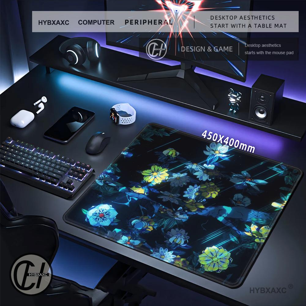 HYBXAXC Donkere bloemenmanga-a - Work Desk Home Setup recensie en prijs